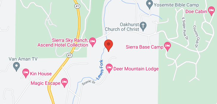 map of Springwood Oakhurst, CA 93644